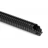 Tubo protector corrugado HellermannTyton 166-12013 HG-ELWS12-PA6-BK, negro, 10 mm de diámetro interior, 50 m