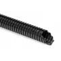 Tubo protector corrugado HellermannTyton 166-12013 HG-ELWS12-PA6-BK, negro, 10 mm de diámetro interior, 50 m