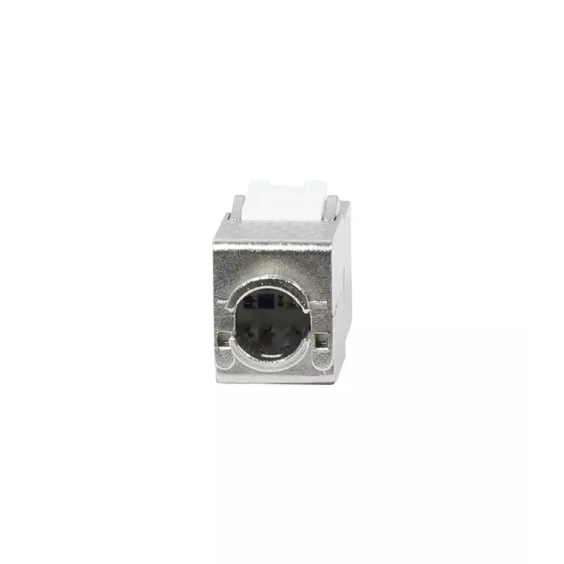 Módulo keystone SYNERGY21 S216378V3 CAT8.1 RJ45, slim-line corto, certificado GHMT, blanco