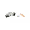 Módulo keystone SYNERGY21 S216378V3 CAT8.1 RJ45, slim-line corto, certificado GHMT, blanco