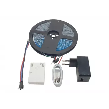 SYNERGY21 QuinLED dig2GO Pack portátil de LED digital con tira RGBW, controlador de potencia y fuente de alimentación S21-LED-JT230011