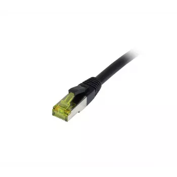 SYNERGY21 S217874 Cable de conexión CAT6A S/FTP para exterior RJ45 2m negro resistente a los rayos UV