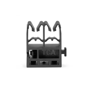 HellermannTyton QGDHC5.2-8.0M-PA66W-BK brida con base de fijación, negra, 50 uds. 151-04088