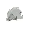SYNERGY21 Soporte de módulo Keystone para carril DIN Slim ABS para 1x módulo TP Slim Line (S215416V2)