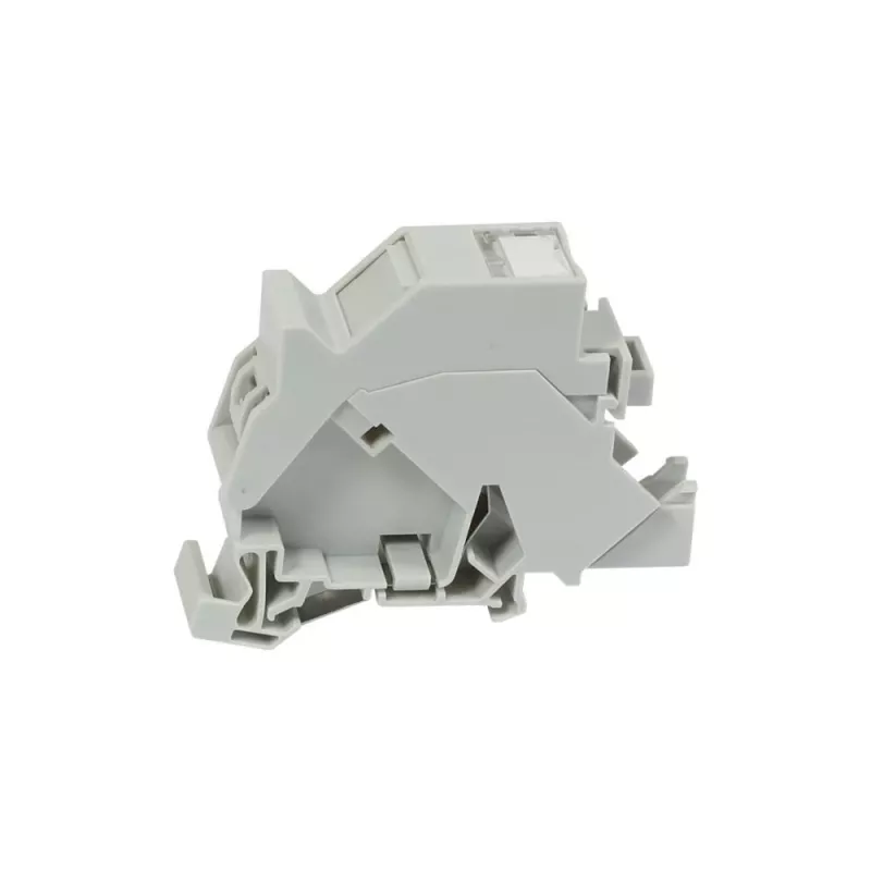 SYNERGY21 Soporte de módulo Keystone para carril DIN Slim ABS para 1x módulo TP Slim Line (S215416V2)