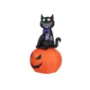 EUROPALMS Halloween Figura inflable gato con calabaza, 183cm 83316152