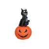 EUROPALMS Halloween Figura inflable gato con calabaza, 183cm 83316152