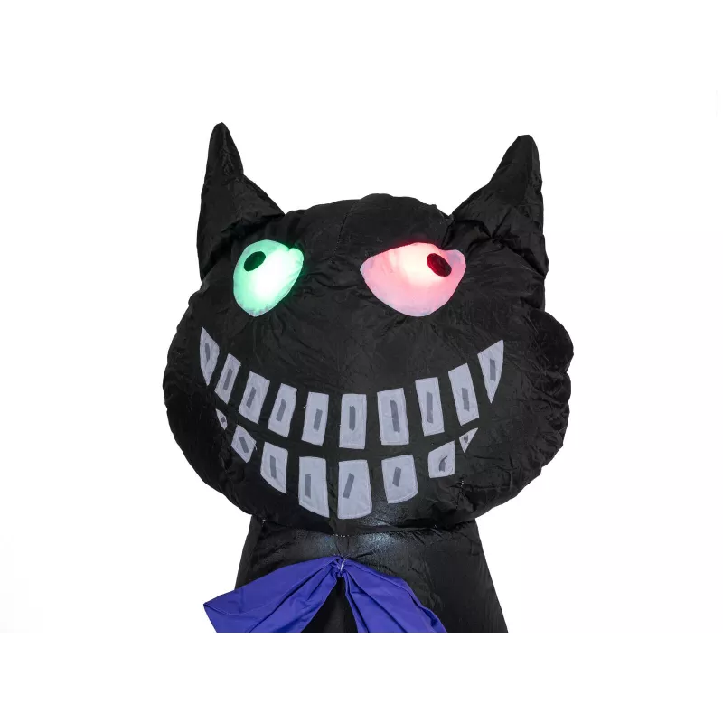 EUROPALMS Halloween Figura inflable gato con calabaza, 183cm 83316152
