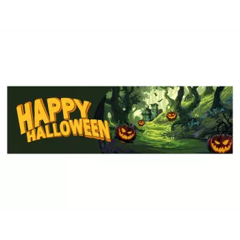 EUROPALMS Halloween Bandera, bosque de fantasmas, 300x90cm 80164205