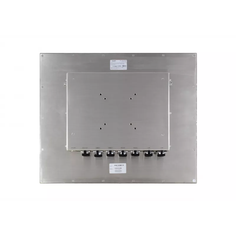 ALLNET Armoury-190 Panel PC táctil industrial de acero inoxidable IP67 de 19 pulgadas, Intel Celeron J4125, 4GB RAM, 128GB SSD, Windows 10 Pro