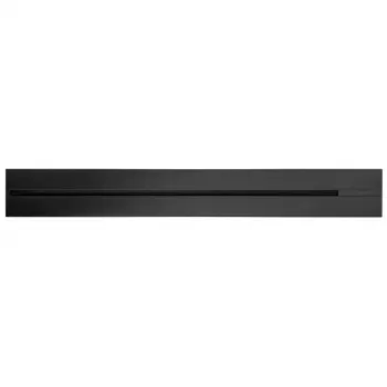 Synergy 21 MODULRAIL Regleta de enchufes de superficie, 600 mm, Negra (S21-MR001)