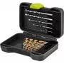 Goobay set de 17 piezas de brocas para metal y piedra con puntas de destornillador en estuche resistente 77848