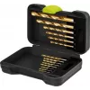 Goobay 77850 set de brocas para metal HSS, 15 piezas, 1,5-10 mm, DIN 338, en caja de almacenamiento