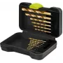 Goobay 77850 set de brocas para metal HSS, 15 piezas, 1,5-10 mm, DIN 338, en caja de almacenamiento