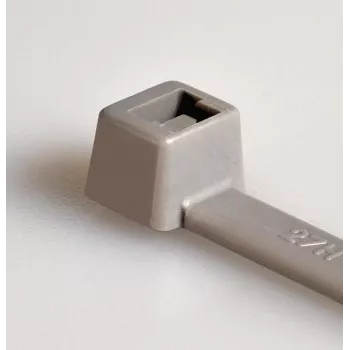 HellermannTyton brida T80R, poliamida 6.6, gris, 360 mm x 4.6 mm, 100 uds. (116-08018)