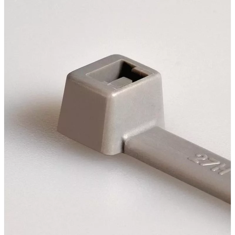 HellermannTyton brida T80R, poliamida 6.6, gris, 360 mm x 4.6 mm, 100 uds. (116-08018)