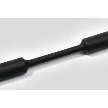 HellermannTyton HelaShrink 319 Tubo termorretráctil 2:1, 1,2 mm de diámetro de suministro, Negro, 1 m de longitud, 10 uds. (319-01200)