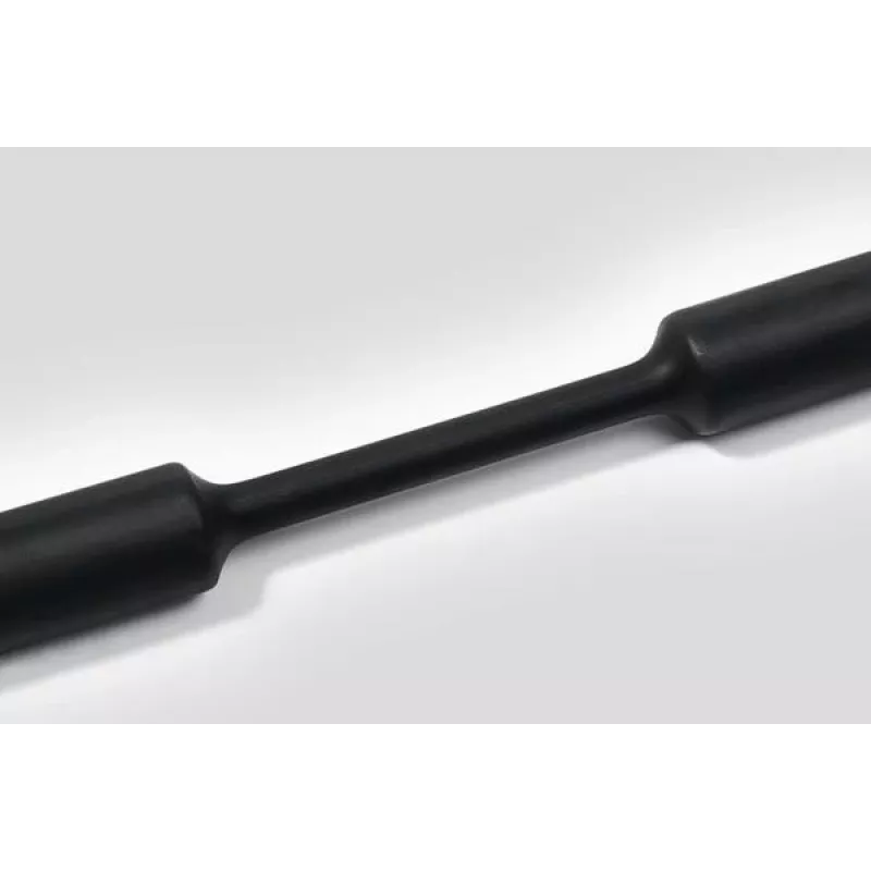 HellermannTyton HelaShrink 319 Tubo termorretráctil 2:1, 1,2 mm de diámetro de suministro, Negro, 1 m de longitud, 10 uds. (319-01200)