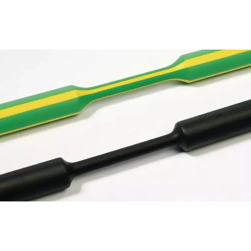 HellermannTyton HelaShrink 319 Tubo termorretráctil 2:1, 1,2 mm de diámetro de suministro, Negro, 1 m de longitud, 10 uds. (319-01200)