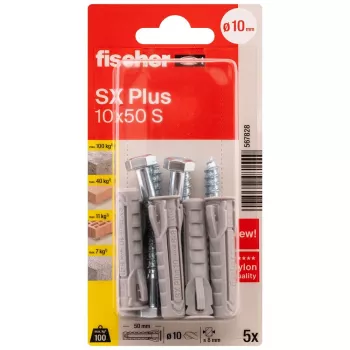 Fischer SX Plus Taco 10 x 50 mm, 5 uds. 567828