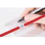 HellermannTyton HSMB-C4-1402 etiquetas para cables autolaminadas, 127x25,4mm, blanco/transparente, 100 por cuaderno 598-40402