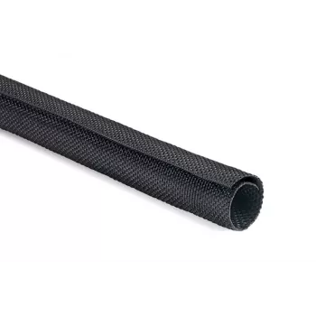 HellermannTyton Helagaine Twist-In funda trenzada para cables, diámetro de haz 16-19 mm, 2 m, negro, PET 170-01014