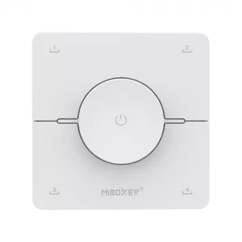 Miboxer K0 mando a distancia LED CCT Dual White 2,4GHz con rueda de desplazamiento, 4 escenas, blanco