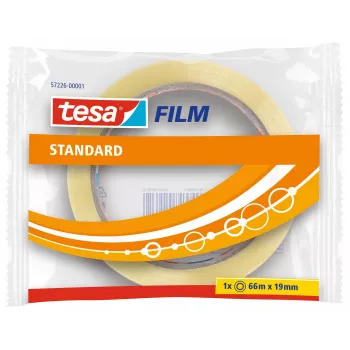 Tesa cinta adhesiva transparente 19 mm x 66 m (12TES572260100)