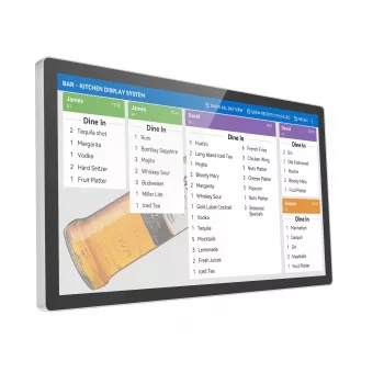 ALLNET Kitchen240 Pantalla de cocina industrial de 24 pulgadas, RK3576, Android 15, IP65