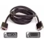 SYNERGY21 S215246 Adaptador cambiador de género VGA conector macho a conector hembra, dorado, negro