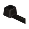 HellermannTyton Serie T T18R Brida de cable con dentado interior, 100 mm x 2,5 mm, negra, pack de 100 111-01910