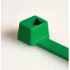 HellermannTyton T18R bridas verdes, 100 x 2,5 mm, PA66, 80 N, 100 uds. (116-01815)