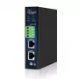 ALLNET splitter/extractor PoE industrial IEEE 802.3bt Type 4, 90W, salida seleccionable 5V/9V/12V/24V, Gigabit Ethernet, montaje en carril DIN/pared (ALL-PSI104G-BT90-PD)