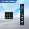ALLNET splitter/extractor PoE industrial IEEE 802.3bt Type 4, 90W, salida seleccionable 5V/9V/12V/24V, Gigabit Ethernet, montaje en carril DIN/pared (ALL-PSI104G-BT90-PD)