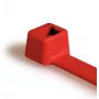 HellermannTyton T80L-N66-RD-C1 brida estándar dentada interior, 390 mm x 4,6 mm, roja, 100 uds. 116-05412