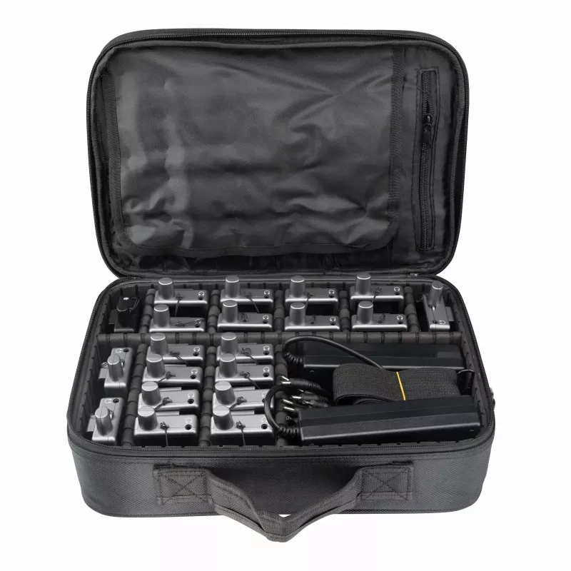 MIDLAND Albrecht ATT/ATR400 sistema de guía turístico digital para 20 personas con 16 canales, 863-865 MHz, 150 m de alcance, estuche de carga 29970.S20