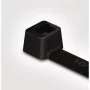 HellermannTyton T18I-HS-BK-C1 brida de poliamida termoestabilizada, 100 x 2,5 mm, negra, 100 uds.