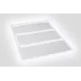 HellermannTyton 594-81104 Etiqueta de transferencia térmica transparente blanca 100mm x 100mm 1000 etiquetas