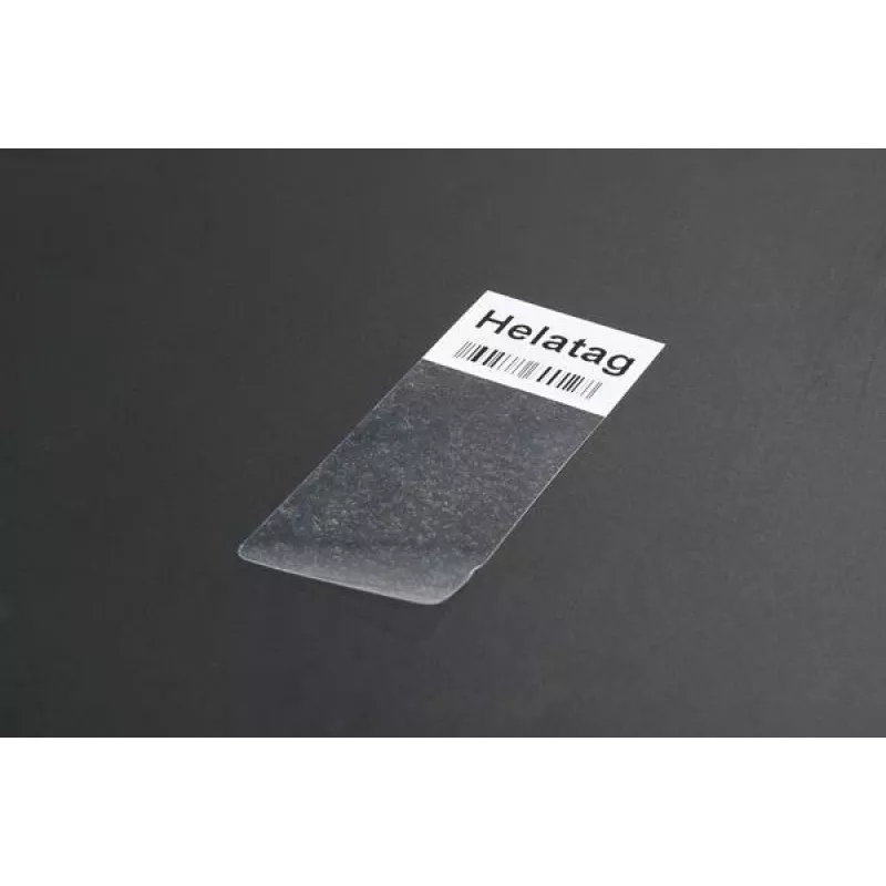 HellermannTyton 594-81104 Etiqueta de transferencia térmica transparente blanca 100mm x 100mm 1000 etiquetas