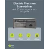 Goobay 77838 destornillador de precisión eléctrico con batería, 20 piezas, LED