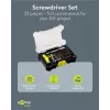Goobay Set de destornilladores con set de 30 puntas – Set de herramientas de precisión para atornillar, montaje y reparación de electrónica (77841)