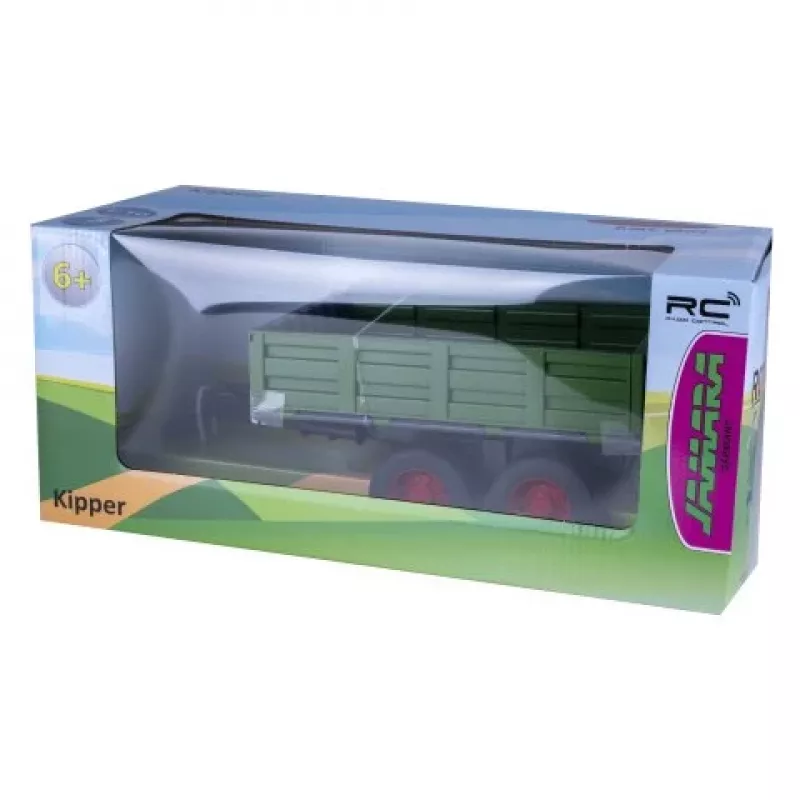 Remolque volquete Jamara verde oscuro para tractor RC 1:16 (423284)