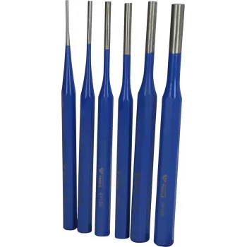 Brilliant Tools BT085006 Juego de pasadores cilíndricos, 6 piezas, 3-10 mm, acero cromo-vanadio