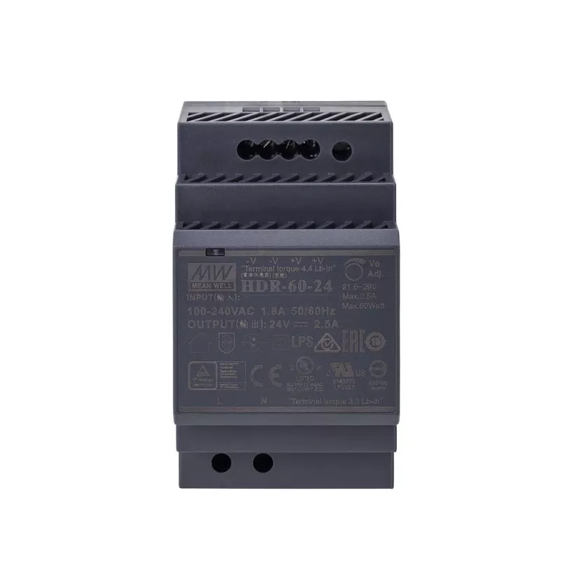 ABUS TVHS20300 Fuente de alimentación 24V DC para carril DIN