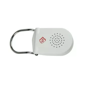 KH-SECURITY KH 100183 Alarma electrónica para pomo de puerta, sistema de alarma móvil, blanco