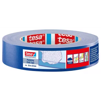 tesa 04363-00002-01 Cinta adhesiva de limpieza azul 25 m x 30 mm