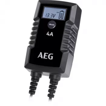 AEG LD4 10616 cargador automático de batería de coche 6V/12V 2A/4A para plomo-ácido, GEL, AGM, MF, Ca/Ca
