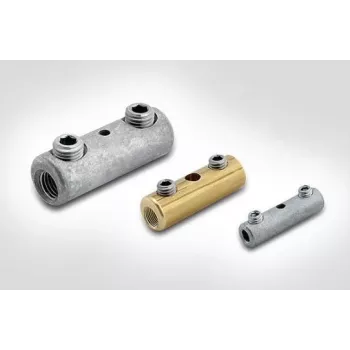 HellermannTyton 435-01508 conector de cable de tierra de acero galvanizado M8 (pack de 100)