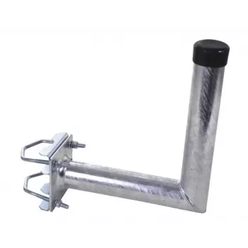 WEIß MAS4825 mástil de acero de 25cm con abrazadera (3022)