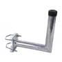 WEIß MAS4825 mástil de acero de 25cm con abrazadera (3022)